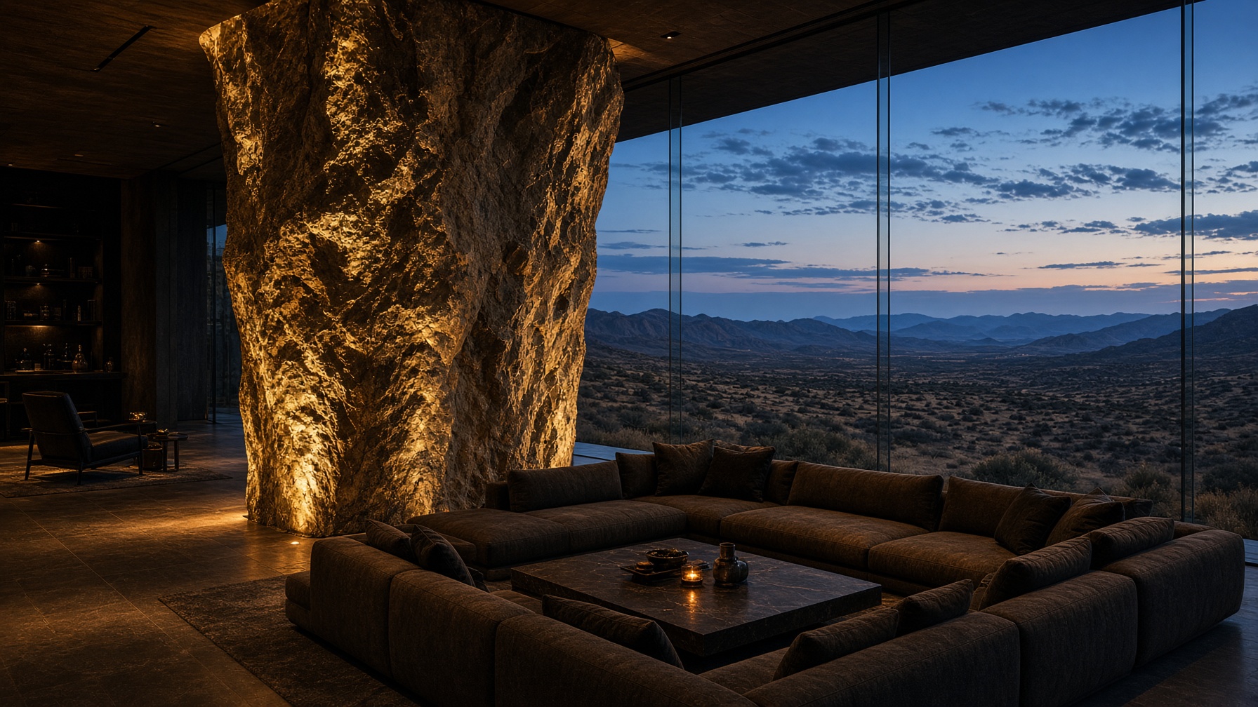 Commissioned desert residence interior