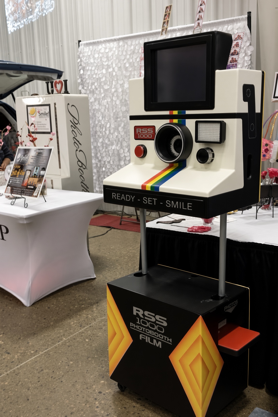 Giant Polaroid-style RSS 1000 photobooth