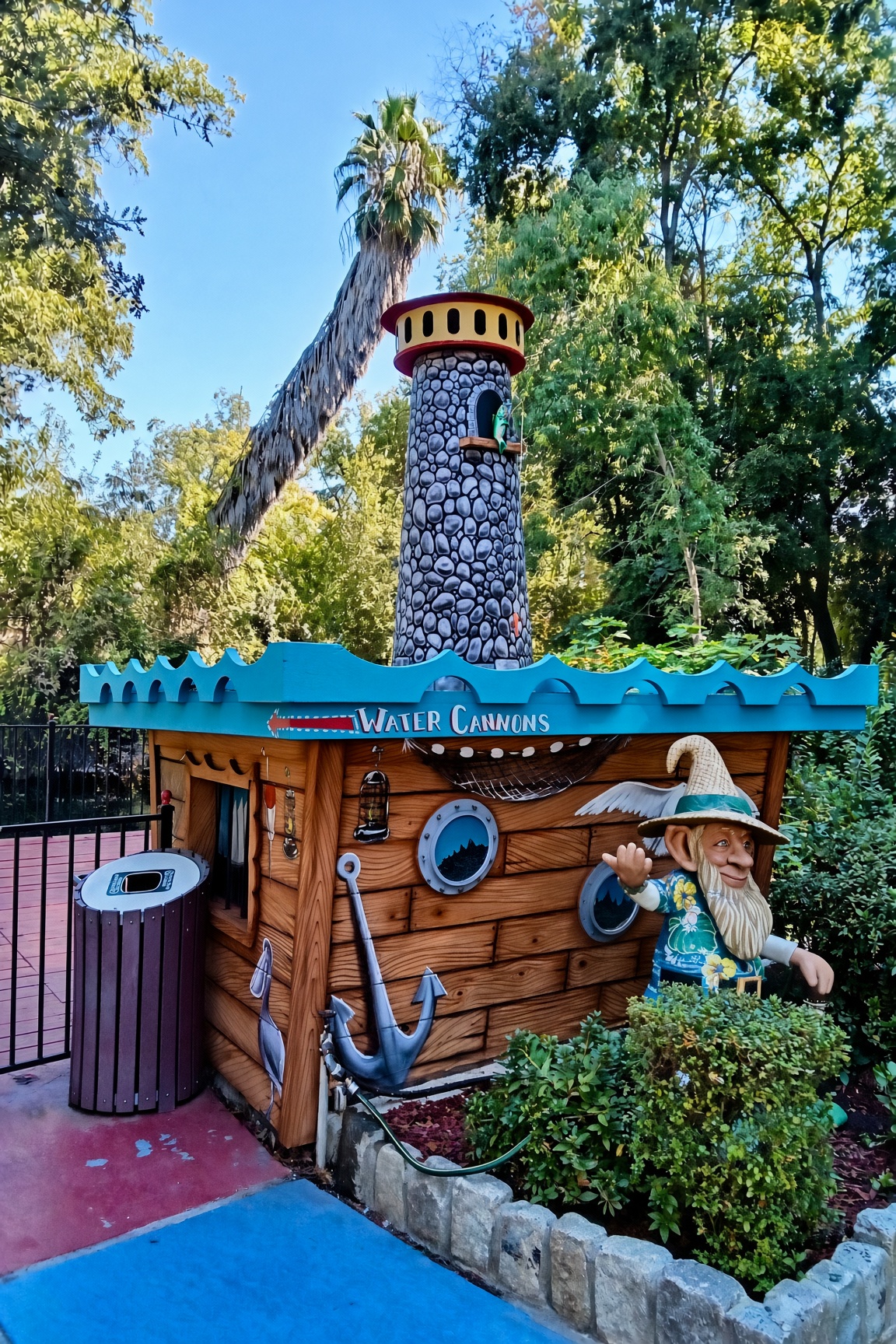 Water Cannons lighthouse play structure